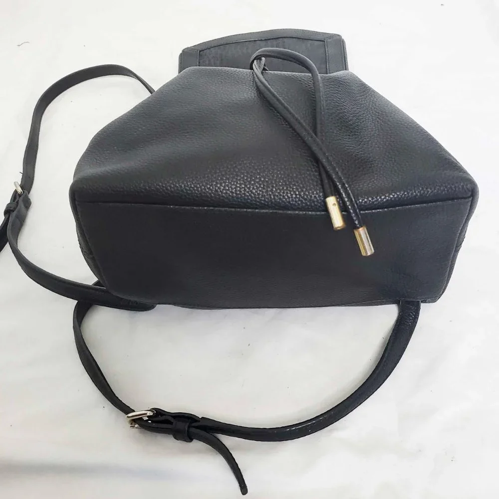 Kate Spade Womens Sinch Medium Backpack Black Leather
